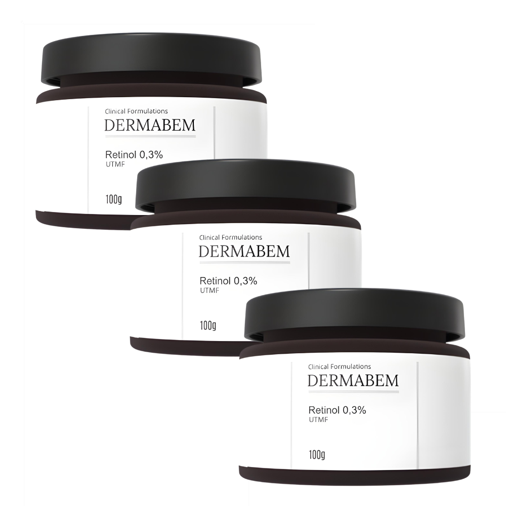 Retinol 0,3% Creme Facial Anti-idade Dermabem Clinical Formulations 100g