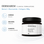 Retinol + Niacinamida + Colágeno Creme Facial Dermabem Clinical Formulations 100g