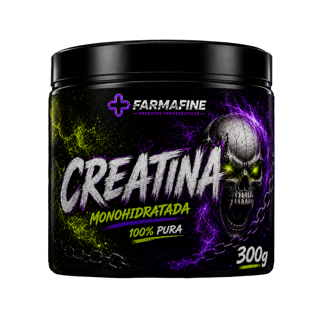 Creatina Pura 300g Farmafine Laboratório