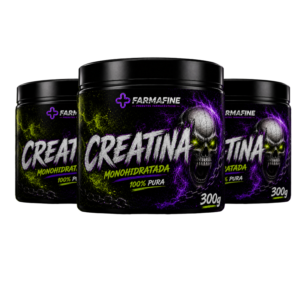 Creatina Pura 300g Farmafine Laboratório