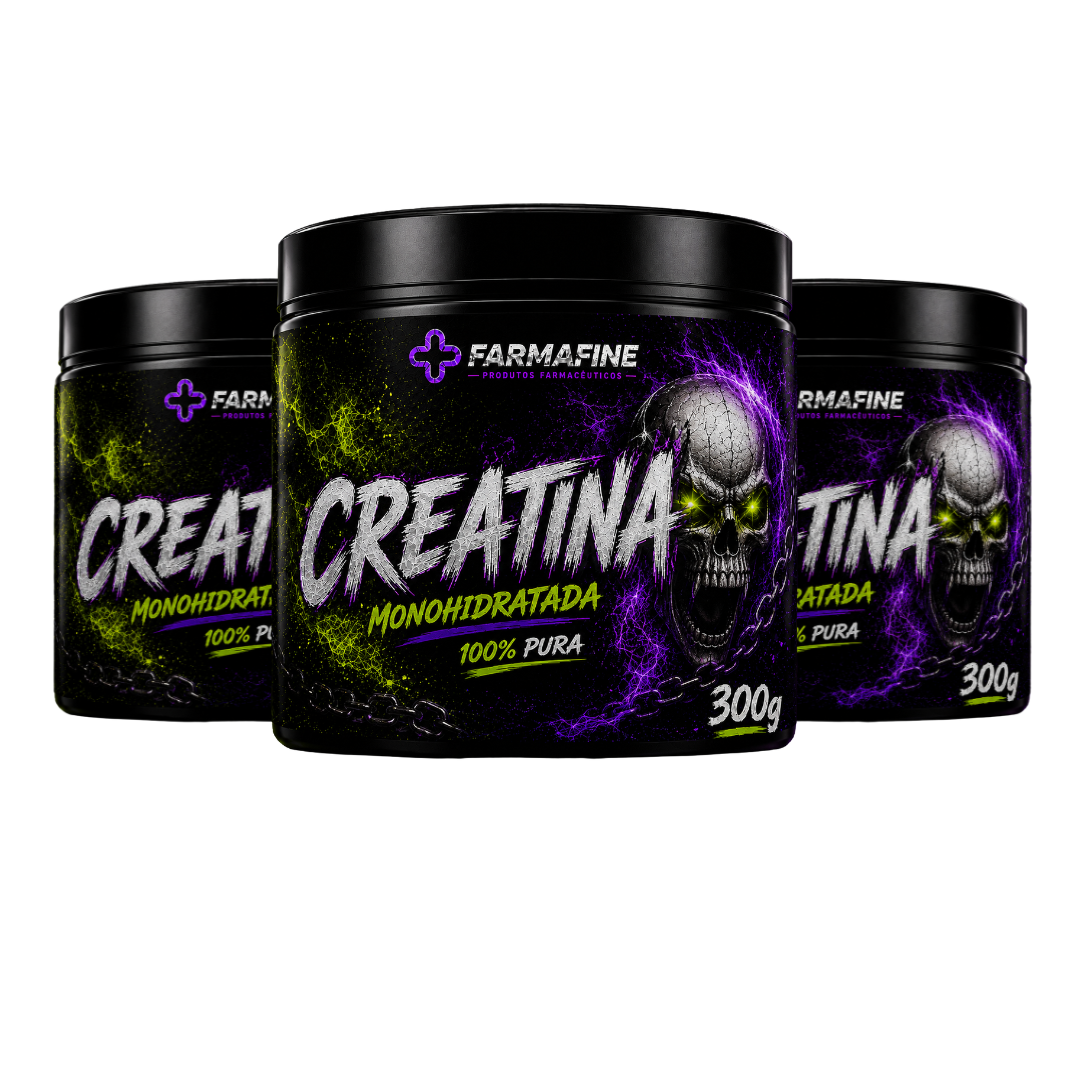 Creatina Pura 300g Farmafine Laboratório