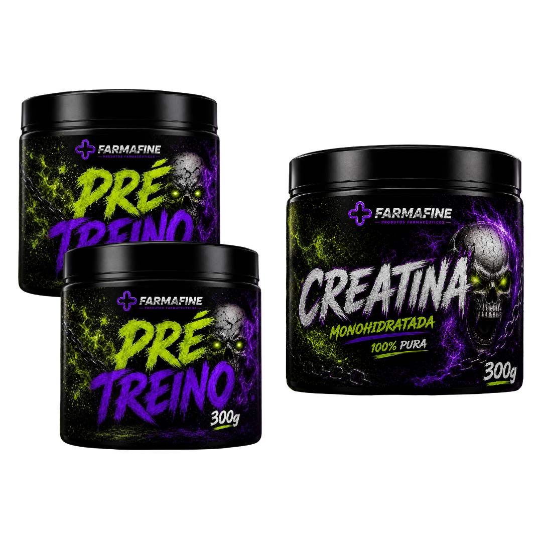 Pré-Treino Farmafine 300g | Com Beterraba, Beta-Alanina, L-Arginina, Taurina, Gengibre, Guaraná e L-Tirosina