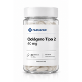 Colágeno Tipo 2 40mg Laboratório Farmafine Com 30 Cápsulas