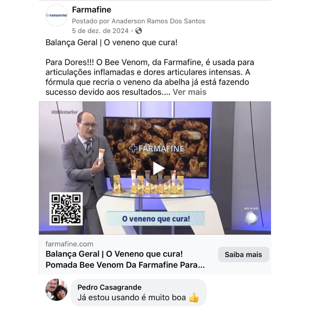 Bee Venom 90g + Artroflex Articular 60 Cápsulas