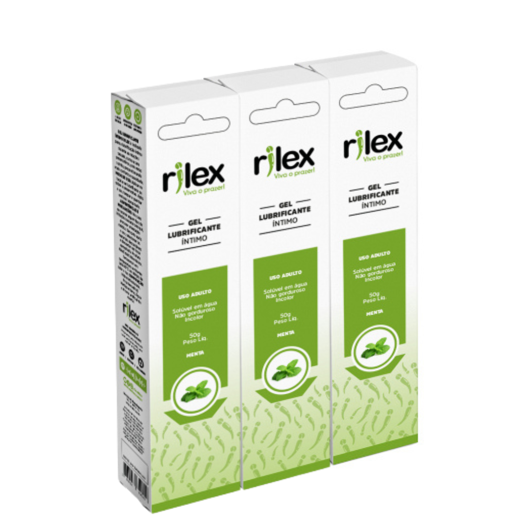 Gel Lubrificante Intimo Rilex Menta 50g
