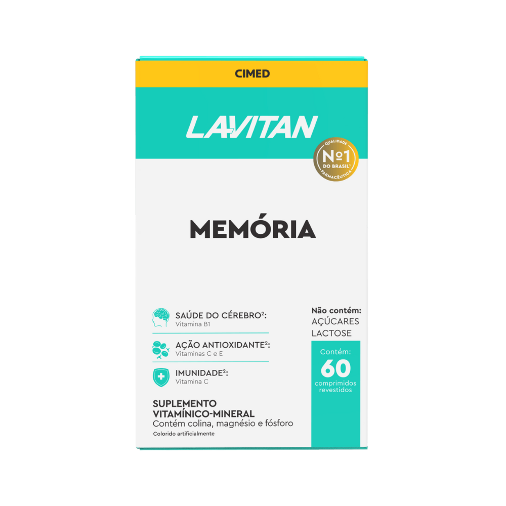 Lavitan Memória 60 Comprimidos
