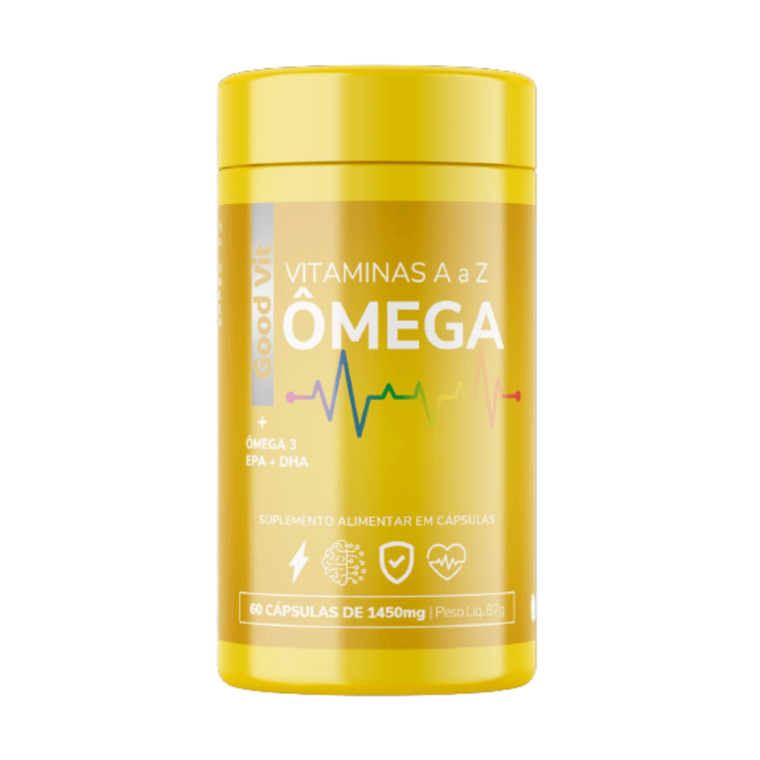 Ômega 3 Ultra Concentrado em Epa e Dha 1450mg Com 60 Cápsulas - farmafine.com.br