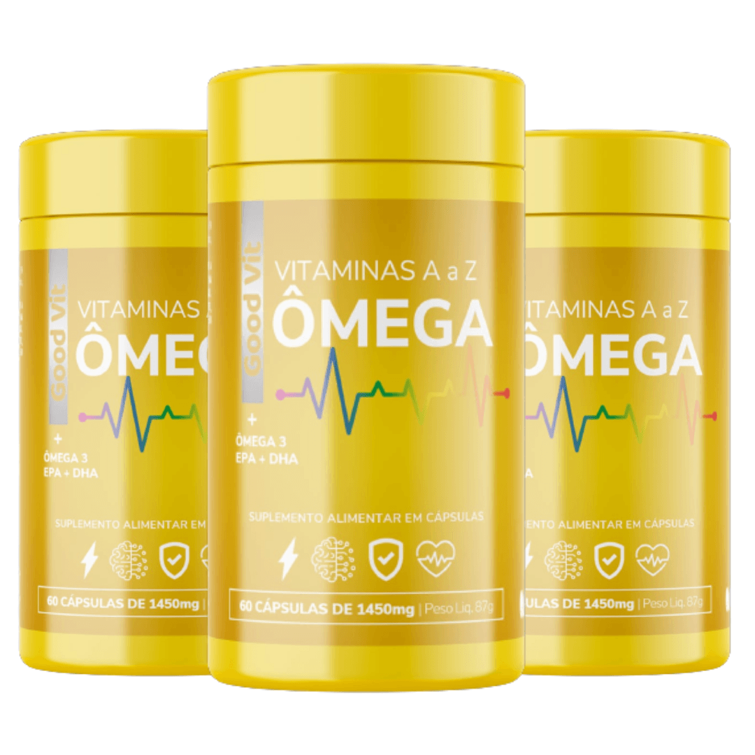 Kit 3 Caixas | Ômega 3 Ultra Concentrado em Epa e Dha 1450mg Com 60 Cápsulas - farmafine.com.br