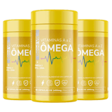 Kit 3 Caixas | Ômega 3 Ultra Concentrado em Epa e Dha 1450mg Com 60 Cápsulas