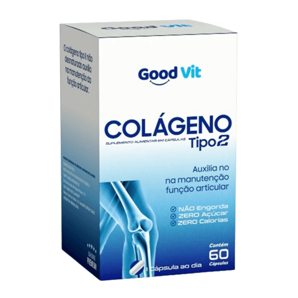 Colágeno Tipo 2 com 60 Cápsulas - Articulações e Cartilagem - farmafine.com.br