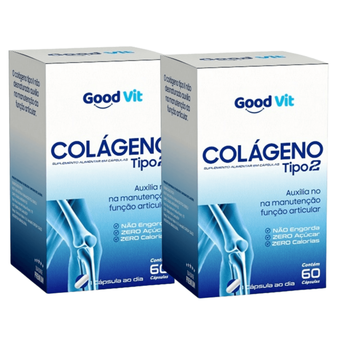 Colágeno Tipo 2 com 60 Cápsulas - Articulações e Cartilagem - farmafine.com.br