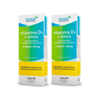 Vitamina D3 2000ui + Zinco 20mg Biolab 30 Cápsulas - farmafine.com.br
