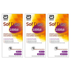 Vitamina D Sof D Go 2.000ui 30 Comprimidos Orodispersíveis - farmafine.com.br
