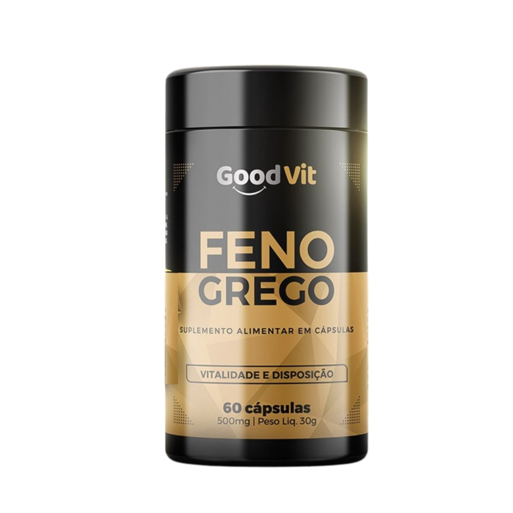 Feno Grego Estimulante de Testosterona Natural 60 Cápsulas