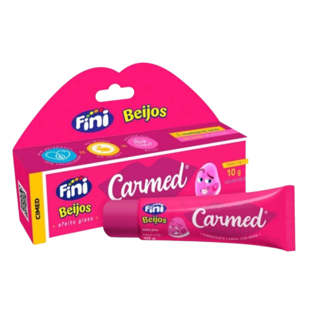 Carmed Hidratante Labial Cimed Beijos Com Cor 10g