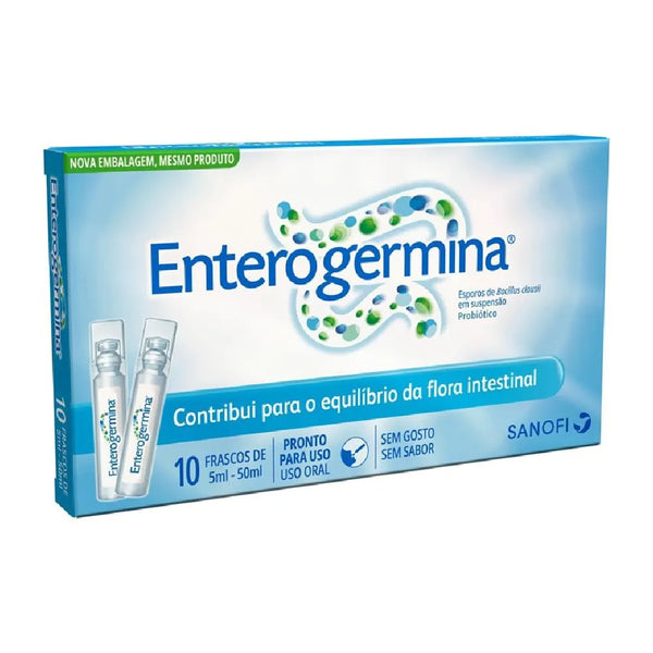 Probiótico Enterogermina Plus 5ml Sanofi 10 Frascos