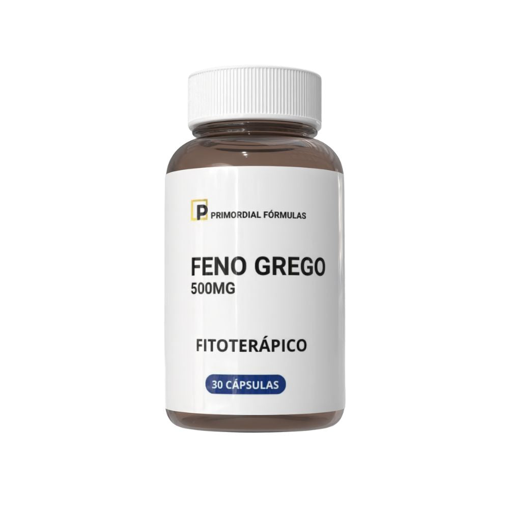 Feno Grego Concentrado 500mg Com 30 Cápsulas Primordial Formulas ...