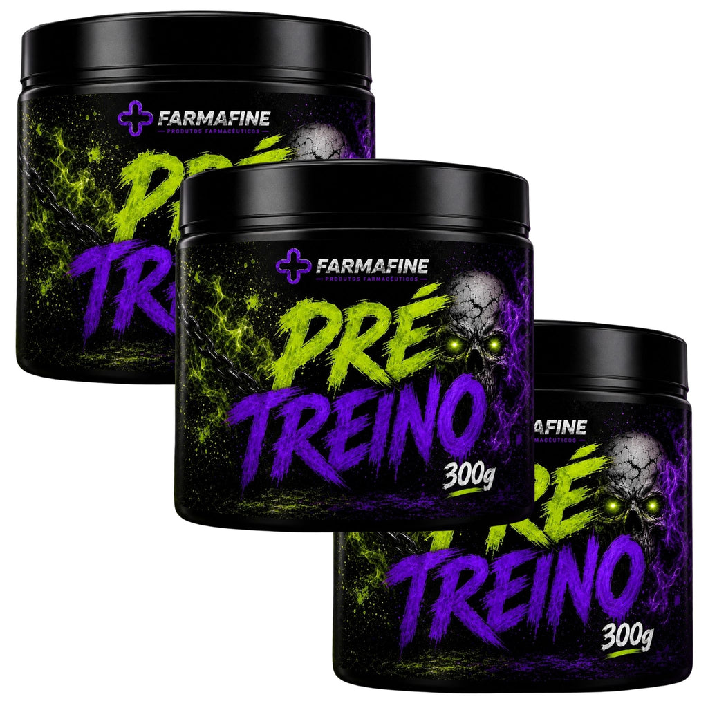 Pré-Treino Farmafine 300g | Com Beterraba, Beta-Alanina, L-Arginina, Taurina, Gengibre, Guaraná e L-Tirosina