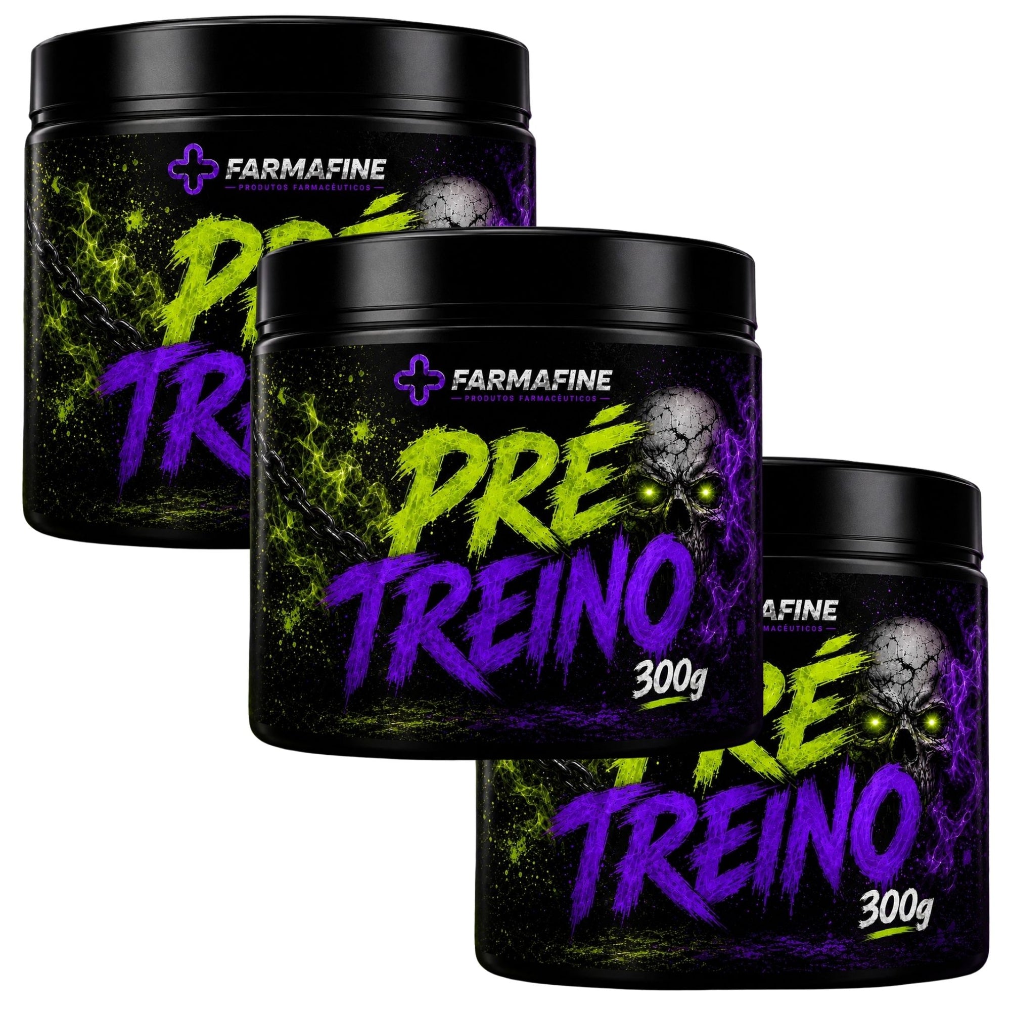 Pré-Treino Farmafine 300g | Com Beterraba, Beta-Alanina, L-Arginina, Taurina, Gengibre, Guaraná e L-Tirosina