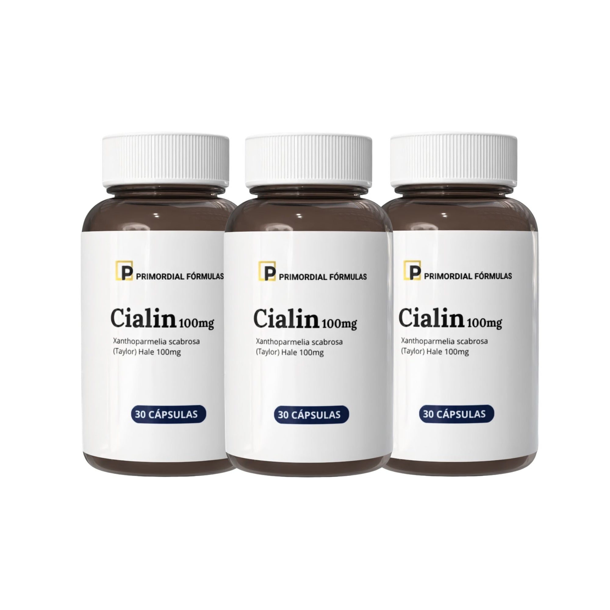 Cialin 100mg Primordial Formulas Com 30 Cápsulas
