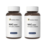 NAC N-Acetil L-Cisteína - 600mg - Laboratório Farmafine - 30 Cápsulas