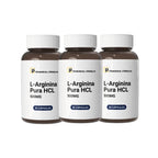 L-Arginina Pura HCL 500mg Primordial Fórmulas Com 30 Cápsulas