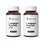 L-Arginina Pura HCL 500mg Primordial Fórmulas Com 30 Cápsulas