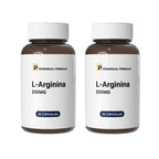 L-Arginina Pura 250mg Primordial Fórmulas Com 30 Cápsulas