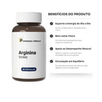 L- Arginina  500mg Primordial Fórmulas Com 30 Cápsulas
