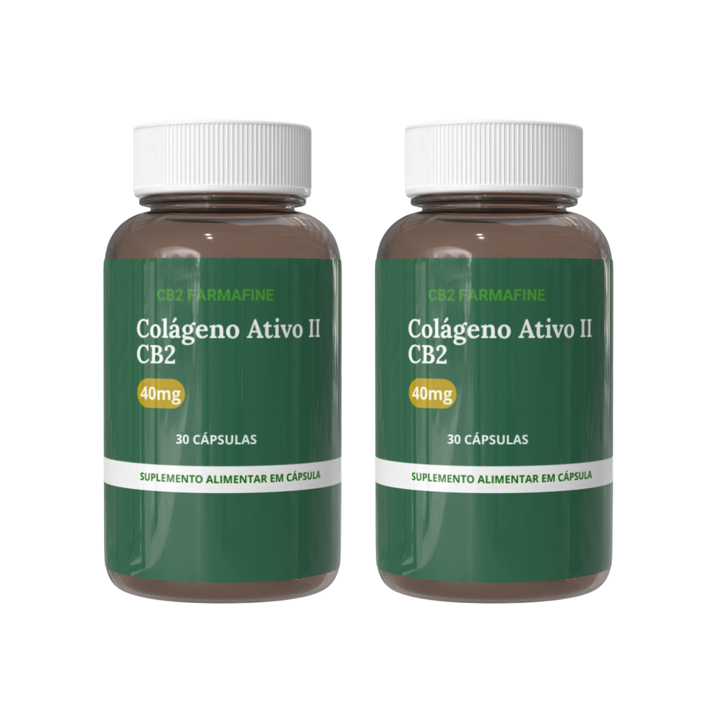 Colágeno Ativo II CB2 Farmafine Com 30 Cápsulas