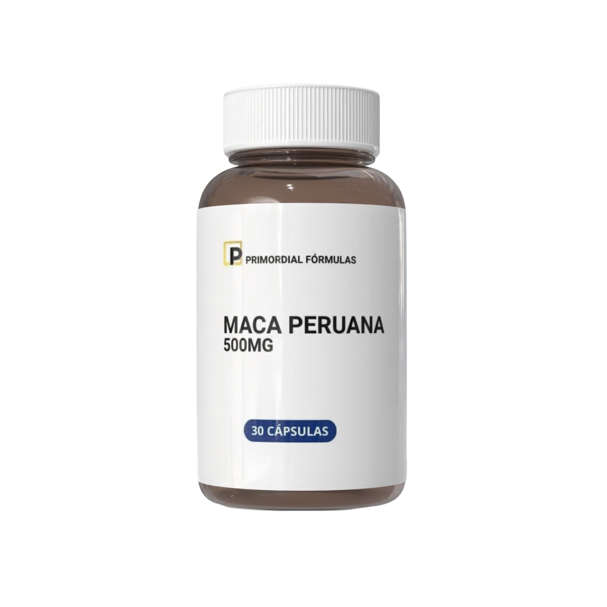 Maca Peruana Concentrado 500mg Primordial Fórmulas Com 30 Cápsulas