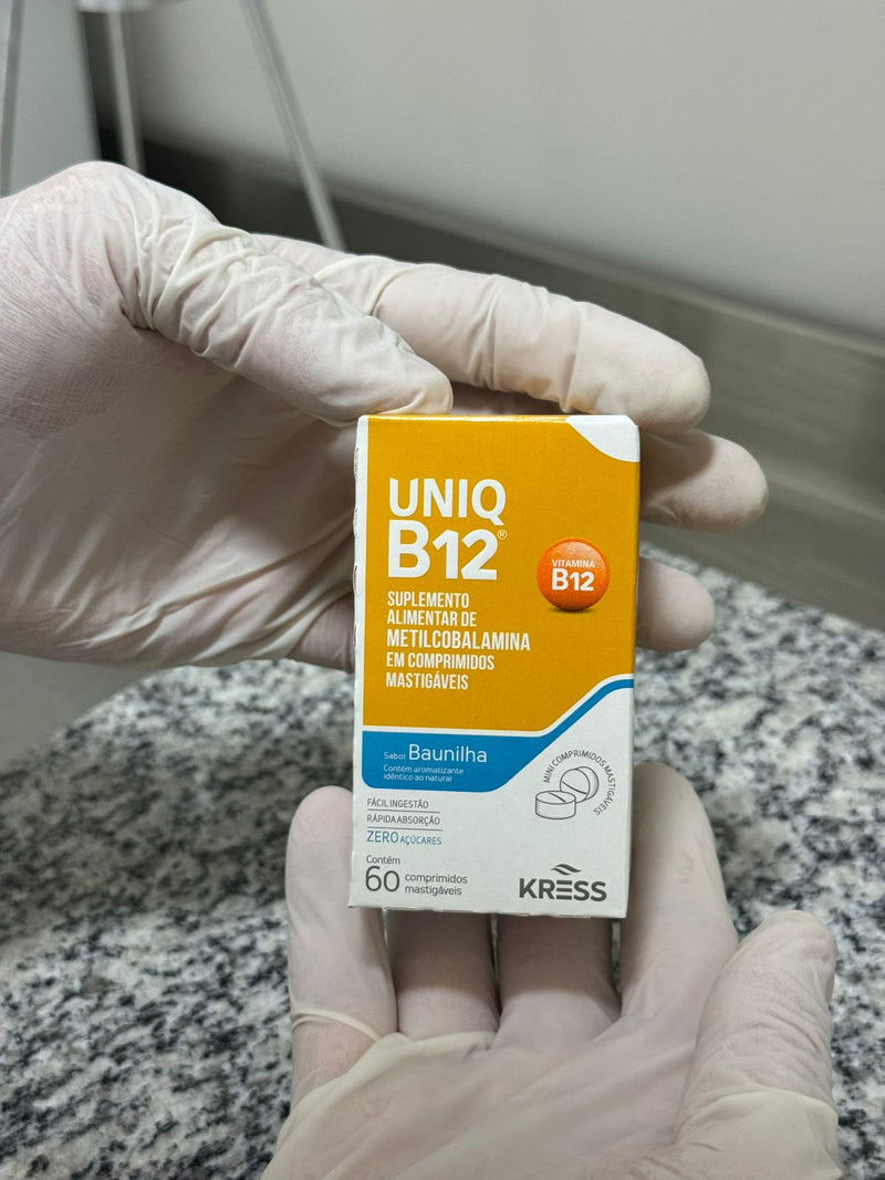 Kit 6 Uniq B12 Metilcobalamina 60 Comprimidos Sublingual
