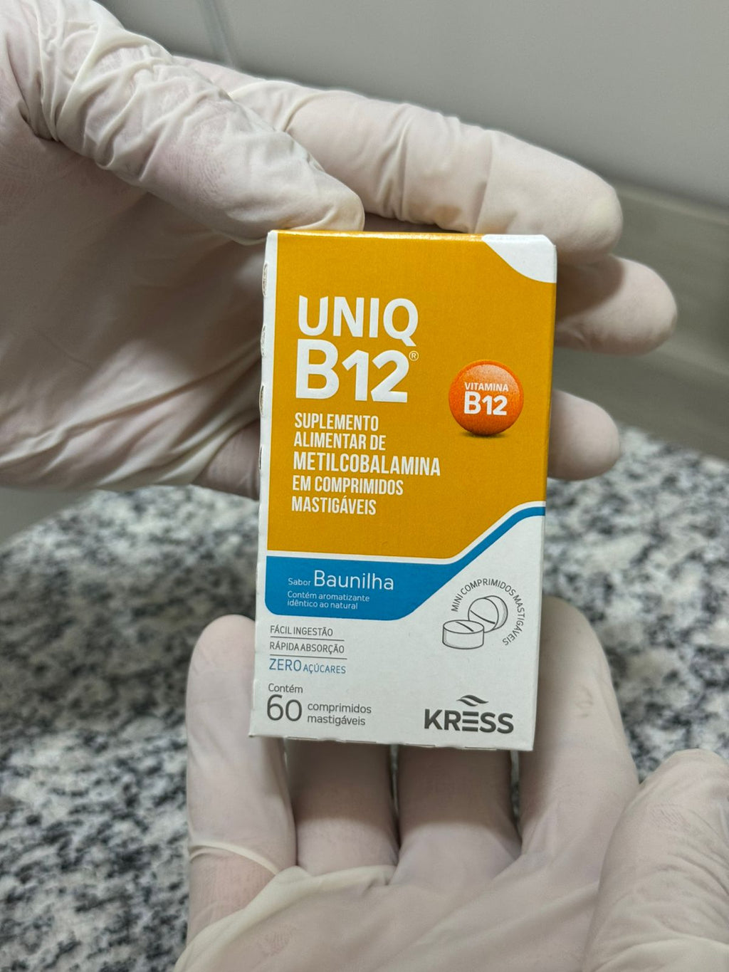 Kit 2 Uniq B12 Metilcobalamina 60 Comprimidos Sublingual