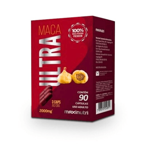 Maca Ultra 100% Maca Peruana 2000mg 90 Cápsulas - farmafine.com.br