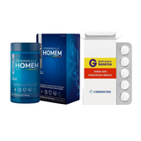 Kit Tadalafila Eurofarma Diário | Vitamina Homem Com Arginina Com 60 Cápsulas