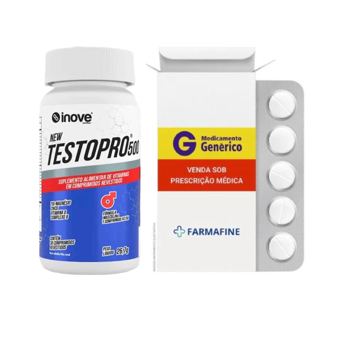 Kit Tadalafila Eurofarma Diário + Testopro 30 Comprimidos