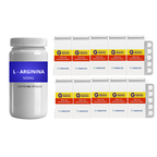 Kit Tadalafila Germed Diário 5mg + Arginina Com 60 Cápsulas