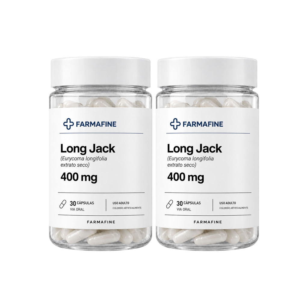 Long Jack Concentrado 400mg Farmafine 30 Cápsulas | Laboratório Farmafine