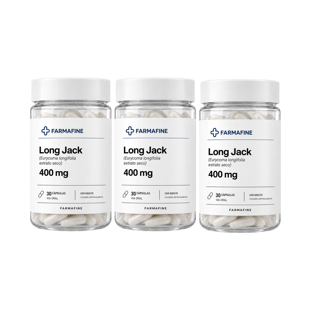Long Jack Concentrado 400mg Farmafine 30 Cápsulas | Laboratório Farmafine