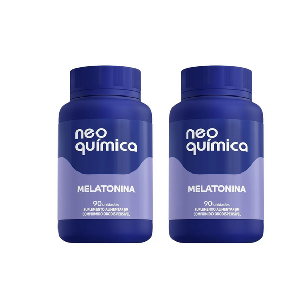 Melatonina Neo Química 90 Comprimidos Kit 2 Frascos - farmafine.com.br