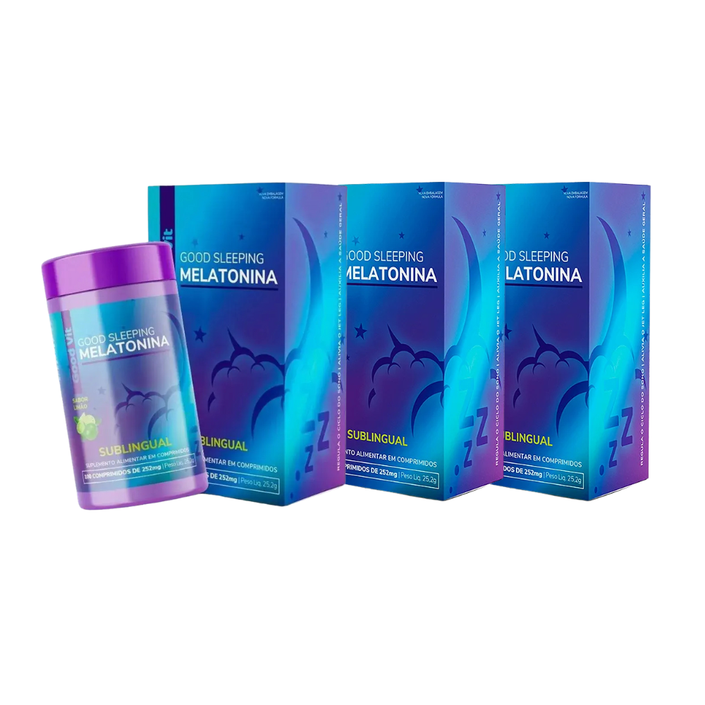Melatonina Concetrada (Pura) Com 100 Comprimidos