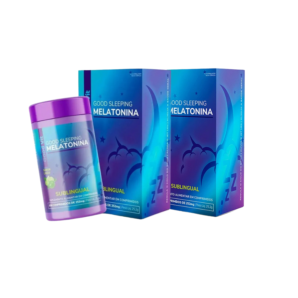 Melatonina Concetrada (Pura) Com 100 Comprimidos
