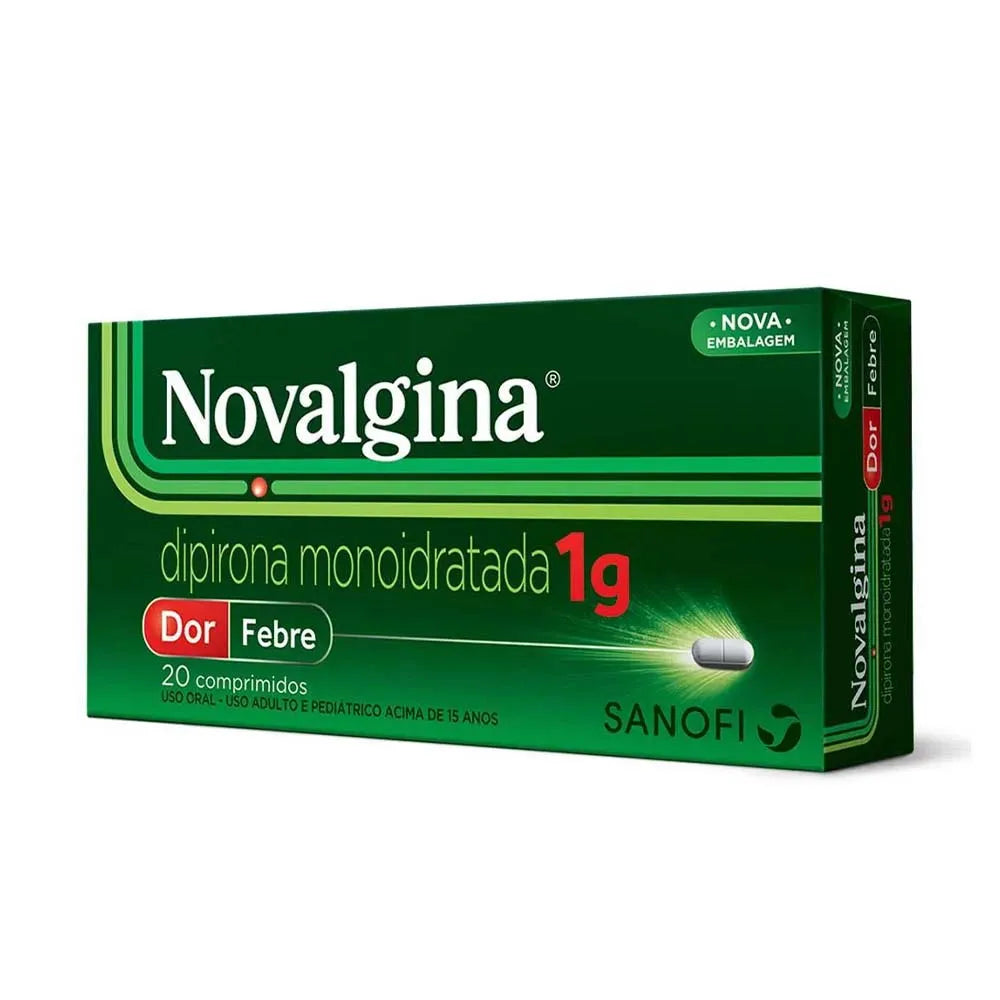 Novalgina 1g 20 Comprimidos