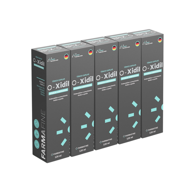Kit 5 O-Xidil Nano Tecnologia Capilar 120ml