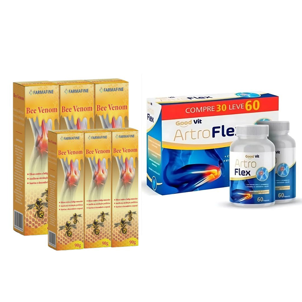 Bee Venom 90g + Artroflex Articular 60 Cápsulas