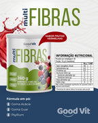 Multi Fibras em Pó Frutas Vermelhas 260g