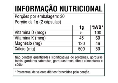 Cálcio Mdk 500mg com 60 Cápsulas - farmafine.com.br