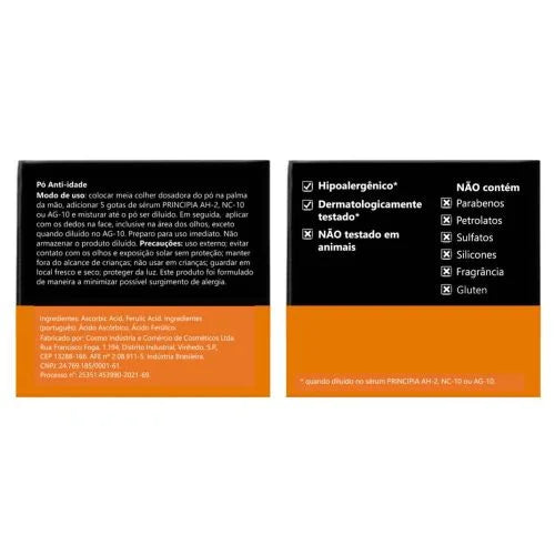 Kit Principia Anti-manchas: Sérum Ácido Tranexâmico Mix-2 + Vitamina C Vc-95 + Niacinamida Nc-10