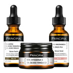 Kit Principia Anti-manchas: Sérum Ácido Tranexâmico Mix-2 + Vitamina C Vc-95 + Niacinamida Nc-10