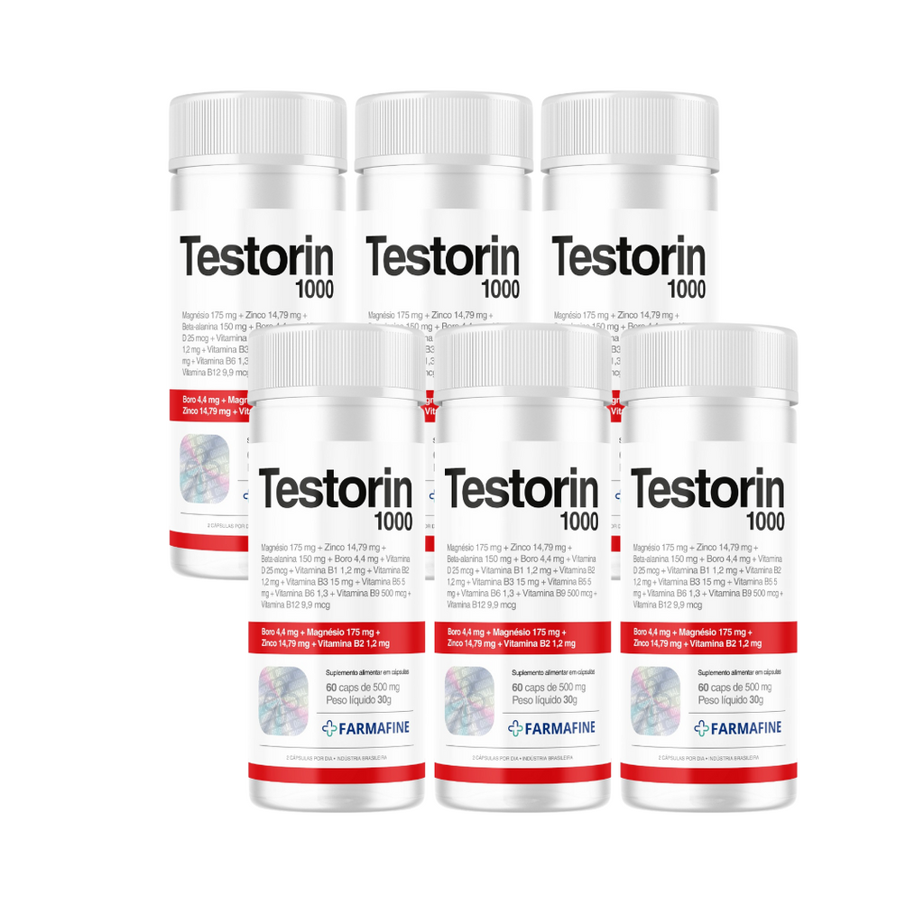 Testorin1000 Com 60 Cápsulas Revestida